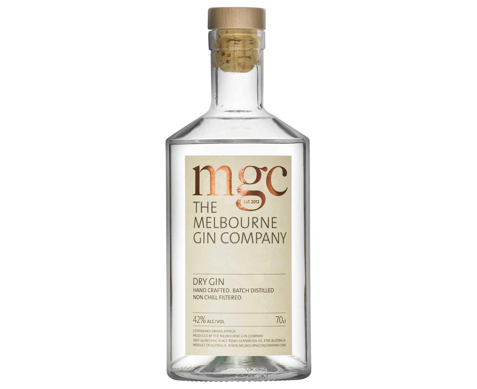 The Melbourne Gin Company Dry Gin 700mL Bottle