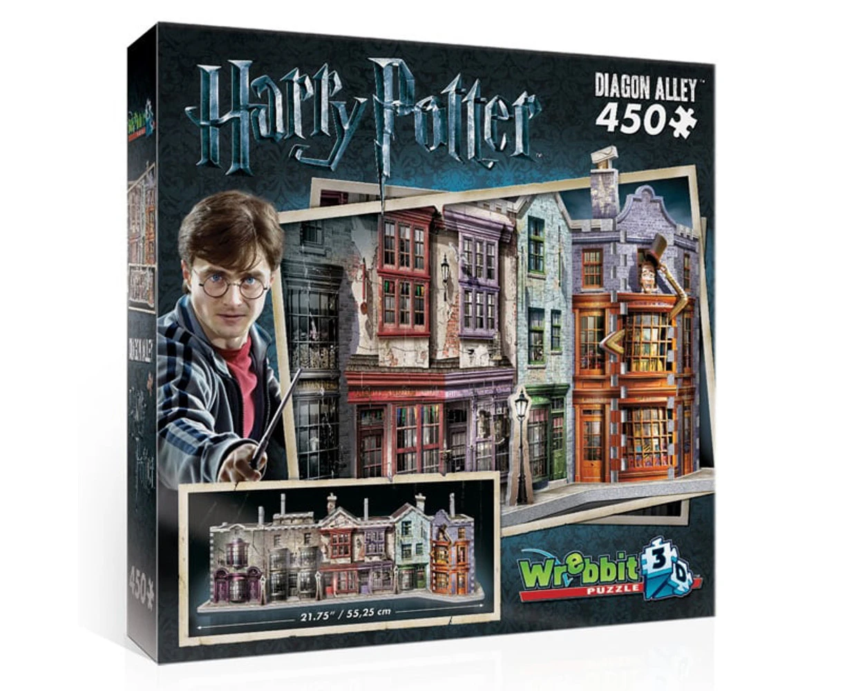 Wrebbit Harry Potter Diagon Alley 450 Piece 3D Puzzle