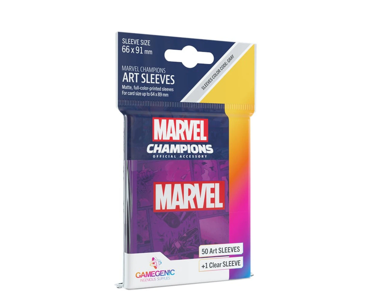 Gamegenic Marvel Champions Art Sleeves Purple Card Sleeves