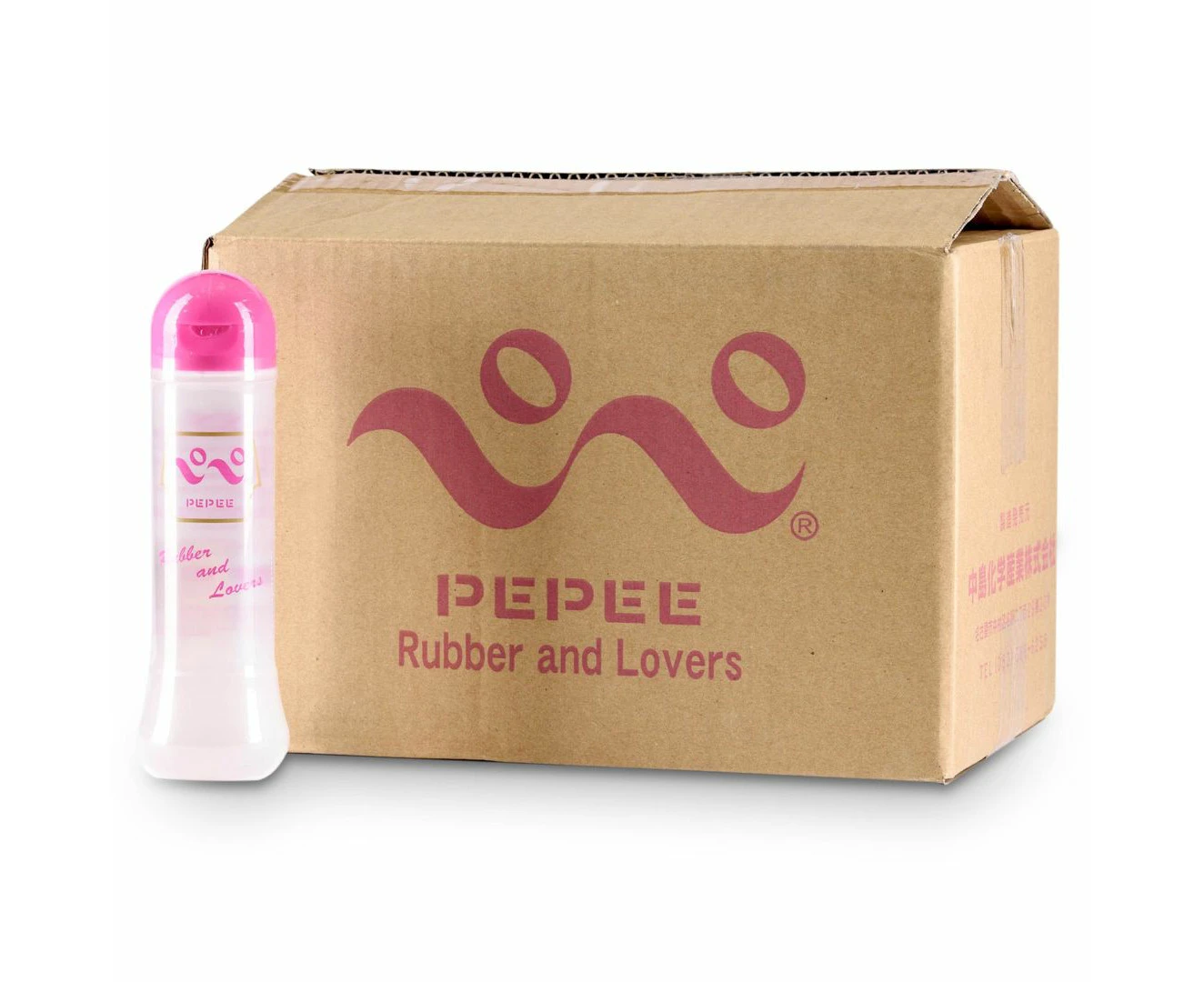 Pepee Rubber and Lovers 360ml box of 15 | Waterbased Lotion | Made in Japan