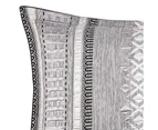 Platinum Collection Tribeca Steel Donna Quilt Cover Set - Queen Size