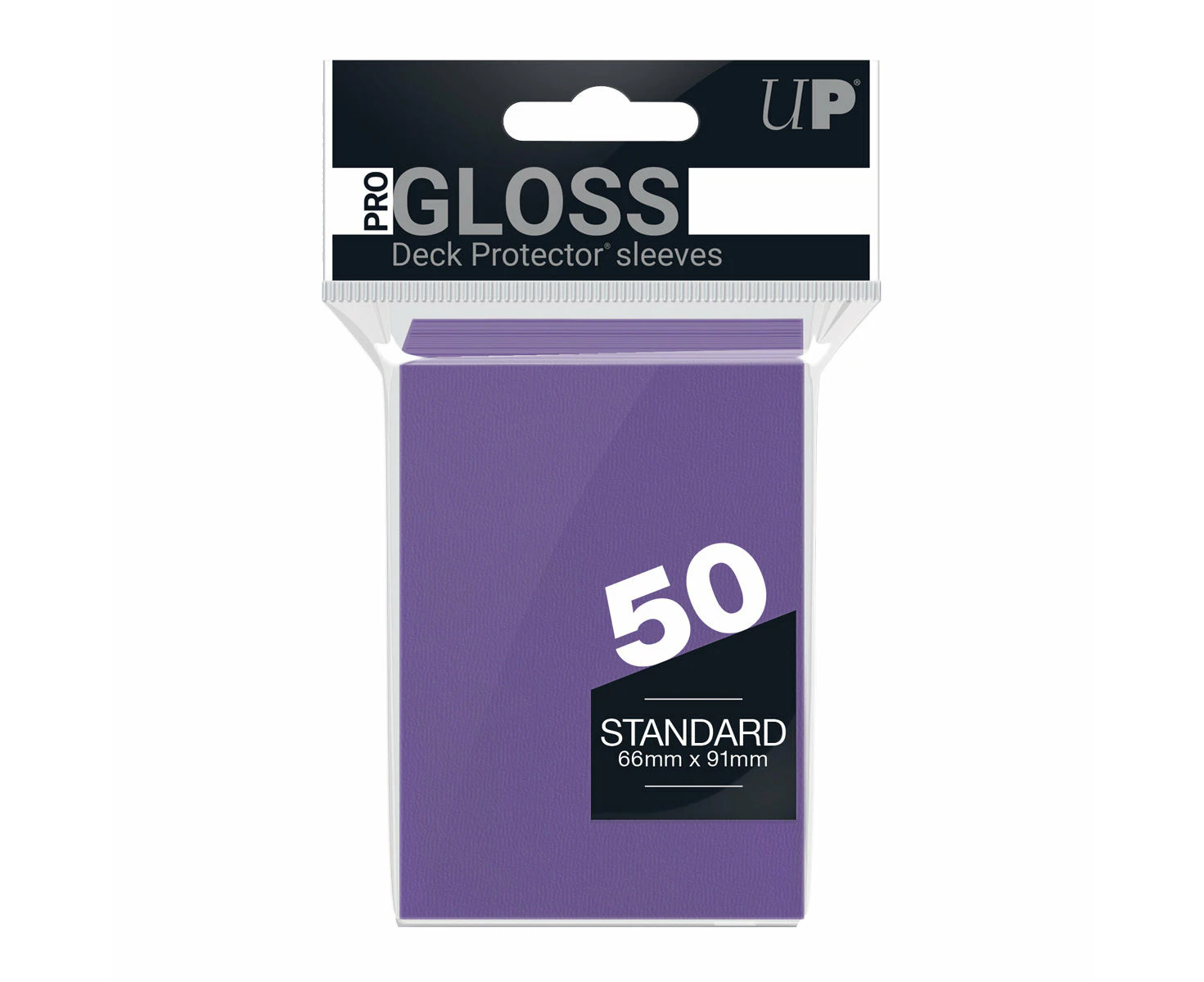 Ultra Pro: PRO-Gloss 50ct Standard Deck ProtectorA(R) sleeves: Purple