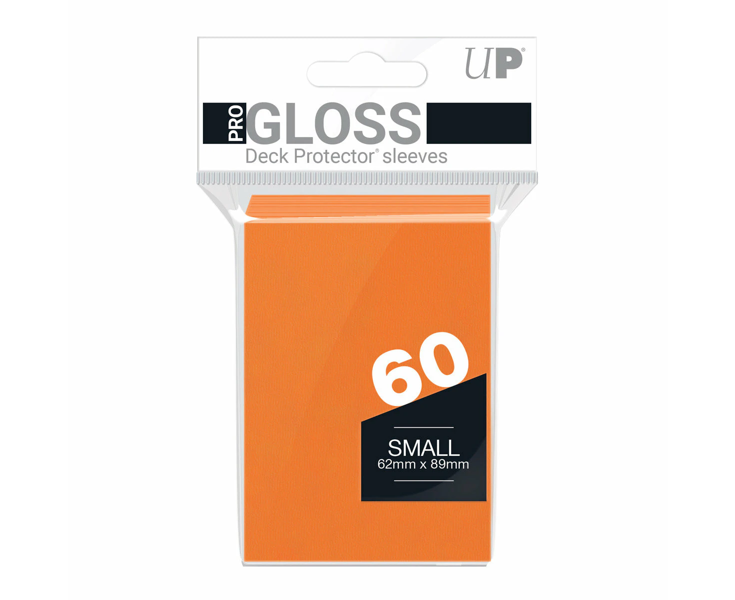 Ultra Pro: PRO-Gloss 60ct Small Deck ProtectorA(R) sleeves: Orange