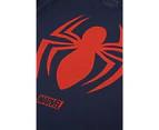 Spider-Man Mens Logo T-Shirt (Navy) - TV1620