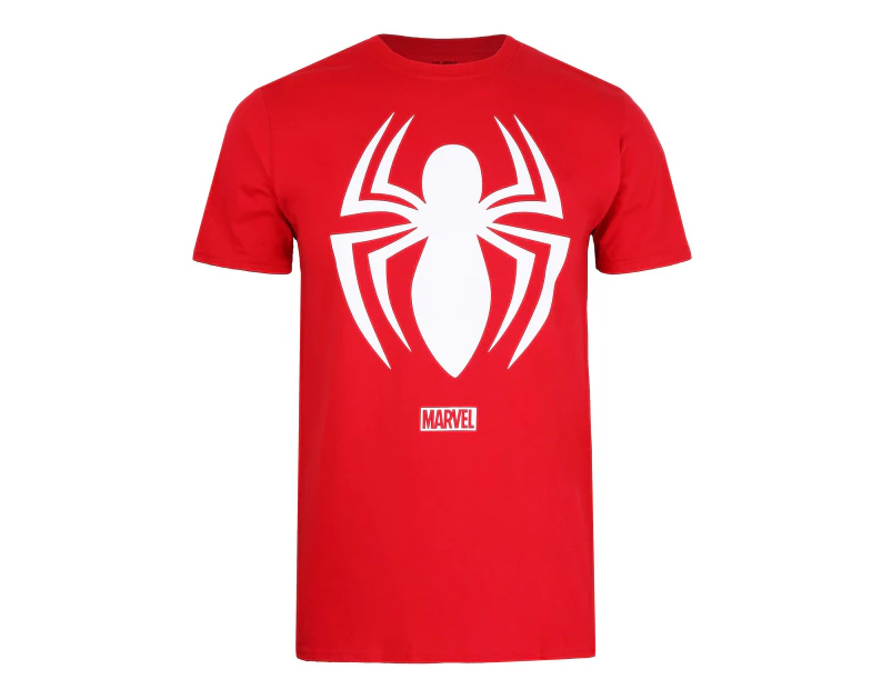 Spider-Man Mens Logo T-Shirt (Red) - TV1620