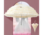 Summer Lolitas Umbrellas Parasol Lace Sun Cute Umbrellas Girly - Black