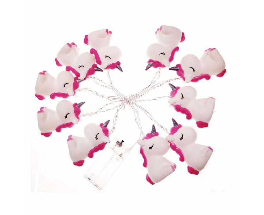 1.5m 10 LED Fairy Lights for Girls Bedroom - Battery Operated - Fantastic Fairy Lights for Birthday Room Decoration (Unicorn)