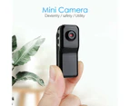 Md80 Portable Super Mini Webcam Dv Dvr Hd Camera Nanny Cam Video Camera Video Audio Recorder With Clip-On Adapter Support For Webcam Helmet Bike Bicycle Mo