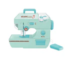 Sewing Machine Toy Sewing Kit for children from 8 to 12 years old Interesting Educational Toy Suitable for Kid And Beginners Travel Gift Color Green