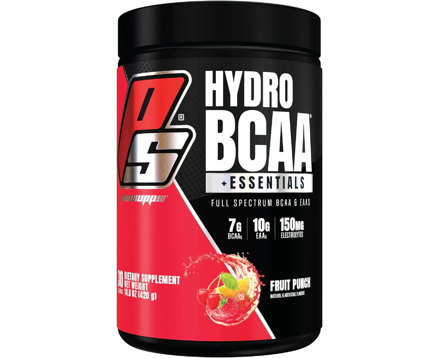 Pro Supps Fruit Punch Hydro BCAA + Essentials Powder, 30 Serve