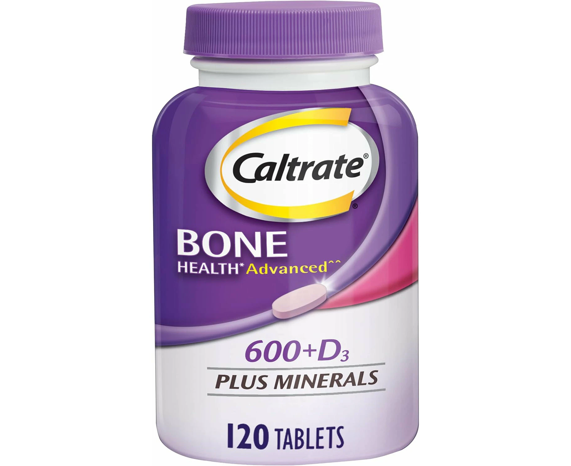 Caltrate Calcium & Vitamin D3 Supplement 600+D3 Plus Minerals Tablet, 600 mg (120 Count)