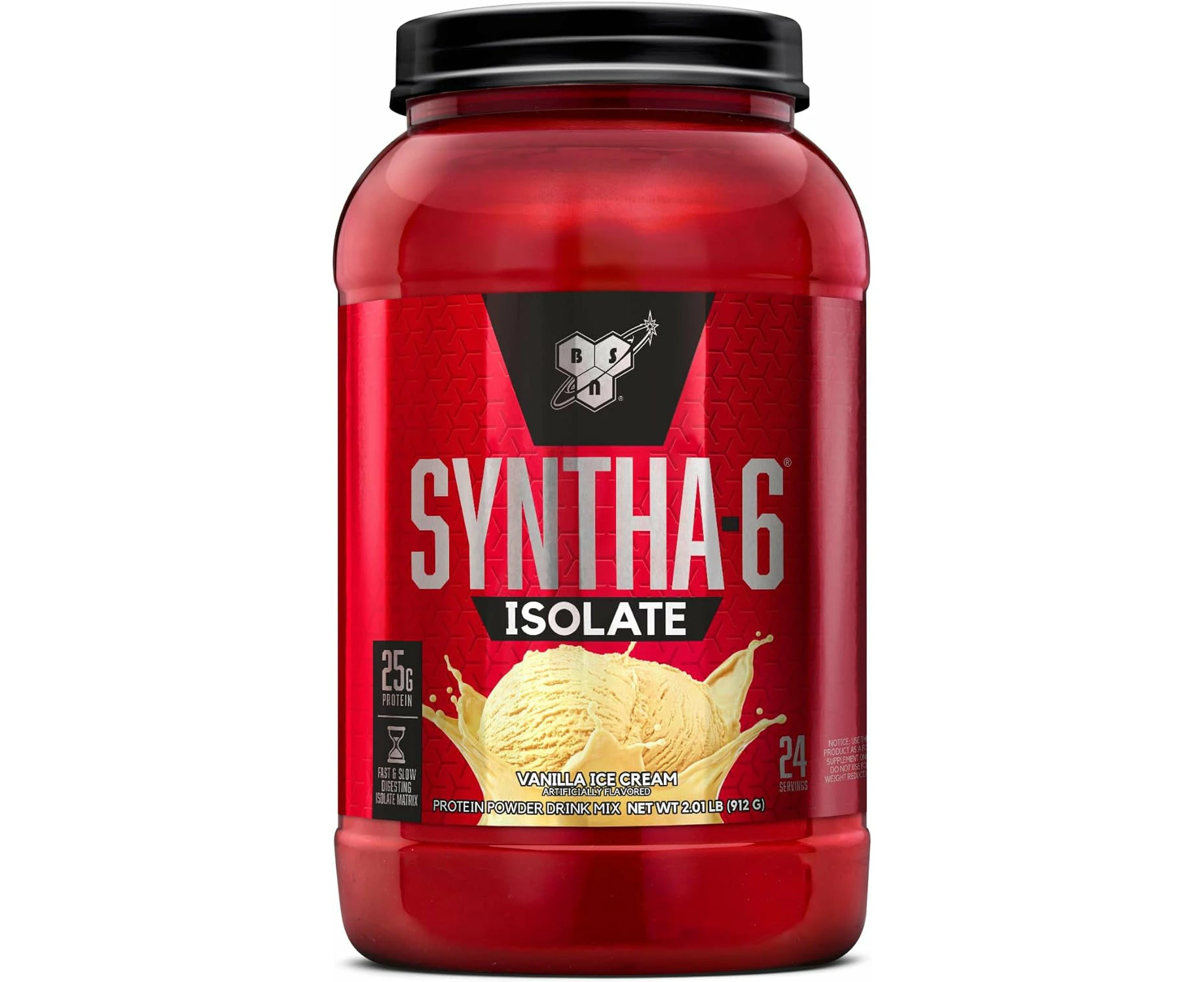 BSN Syntha 6 Isolate Protein Powder Drink Mix 897 g, Vanilla Ice Cream