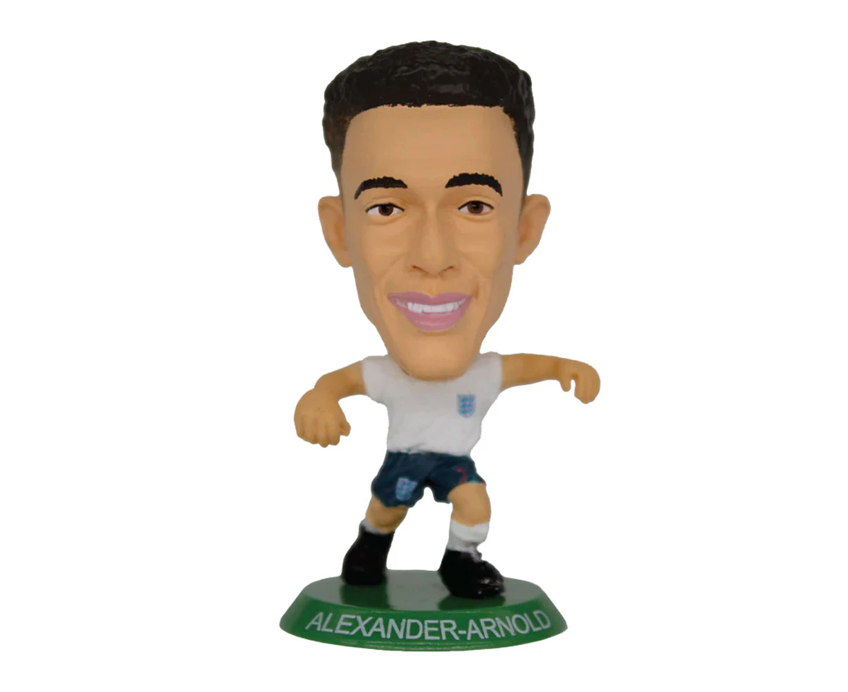 England FA Trent Alexander-Arnold SoccerStarz Football Figurine (White/Dark Blue/Green) - TA12022