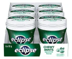 6 x Eclipse Chewy Mints Bottle Spearmint 93g