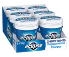 6 x Eclipse Chewy Mints Bottle Peppermint 93g