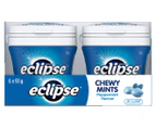 6 x Eclipse Chewy Mints Bottle Peppermint 93g