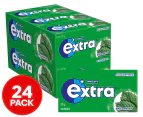 24 x Wrigley's Extra Sugar-Free Chewing Gum Spearmint