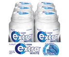 6 x Extra White Sugarfree Gum Peppermint 64g