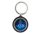 Manchester City FC UCL Crest Spinner Keyring (Blue/White/Silver) - TA12055