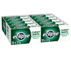 20 x Eclipse Chewy Mints Tin Spearmint 27g