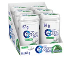 6 x Extra White Soft Chew Sugarfree Gum Spearmint 67g