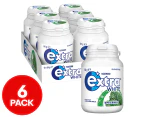 6 x Extra White Sugarfree Gum Spearmint 64g