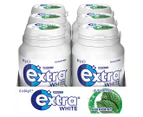 6 x Extra White Sugarfree Gum Spearmint 64g