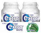 6 x Extra White Sugarfree Gum Spearmint 64g