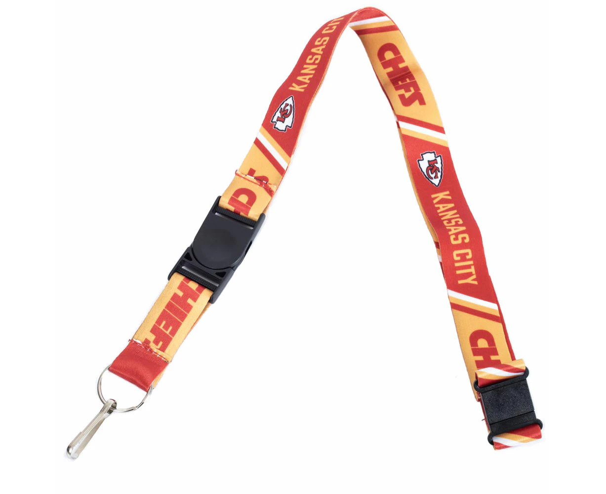 Kansas City Chiefs Lanyard (White/Red/Gold) - TA12095