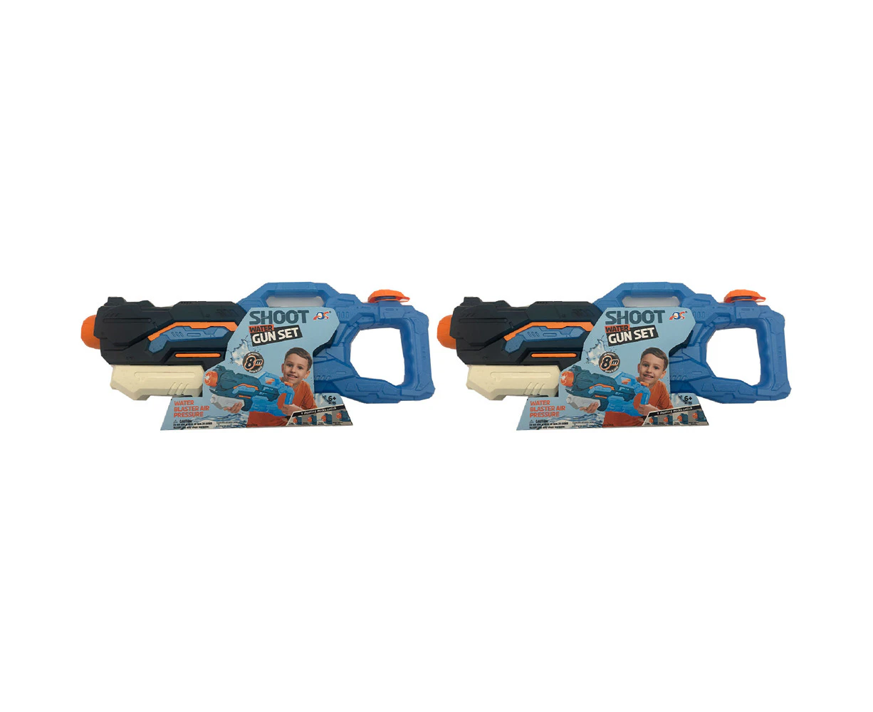 2x Regent 1000ml Air Pressure Water Gun Kids/Children Outdoor Pool Beach Toy 6y+