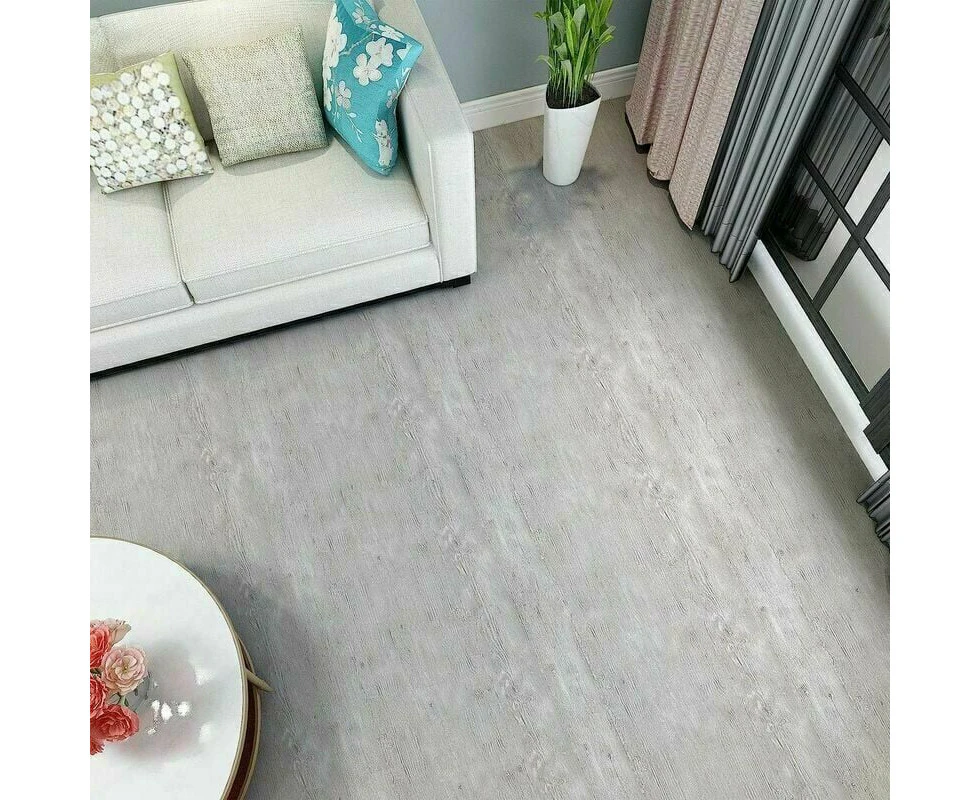 PVC Vinyl Tiles Self-Adhesive Flooring, 3㎡/Roll Matte Decorative Film for Tile, Furniture, and Floors (60x500 cm)