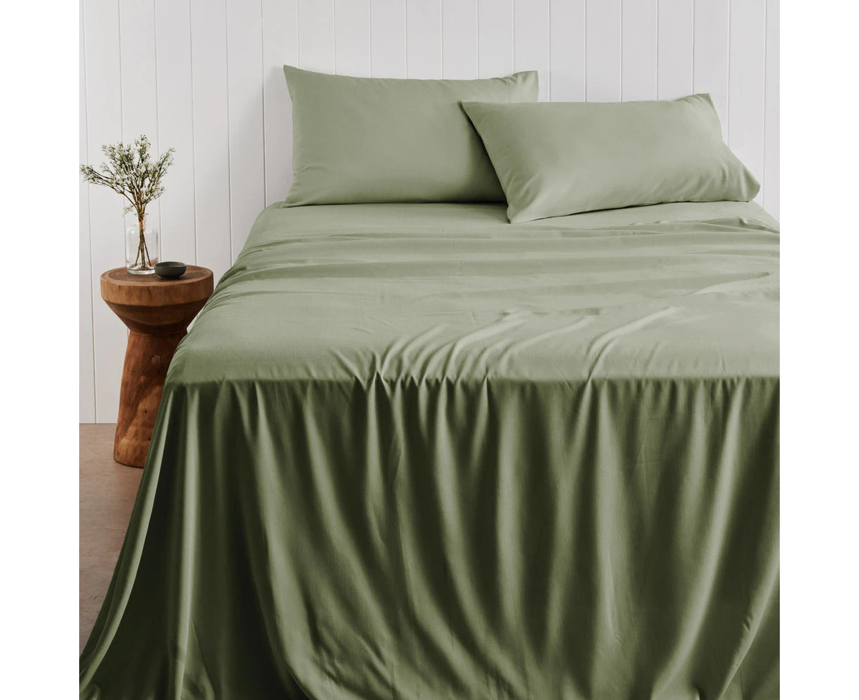 Adorn Living Bamboo Blend Sheet Set - Green Tea - Queen