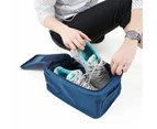 Travel Environmental Waterproof Shoe Pouch Portable Storage Bag - Gray