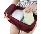 Travel Environmental Waterproof Shoe Pouch Portable Storage Bag - Gray