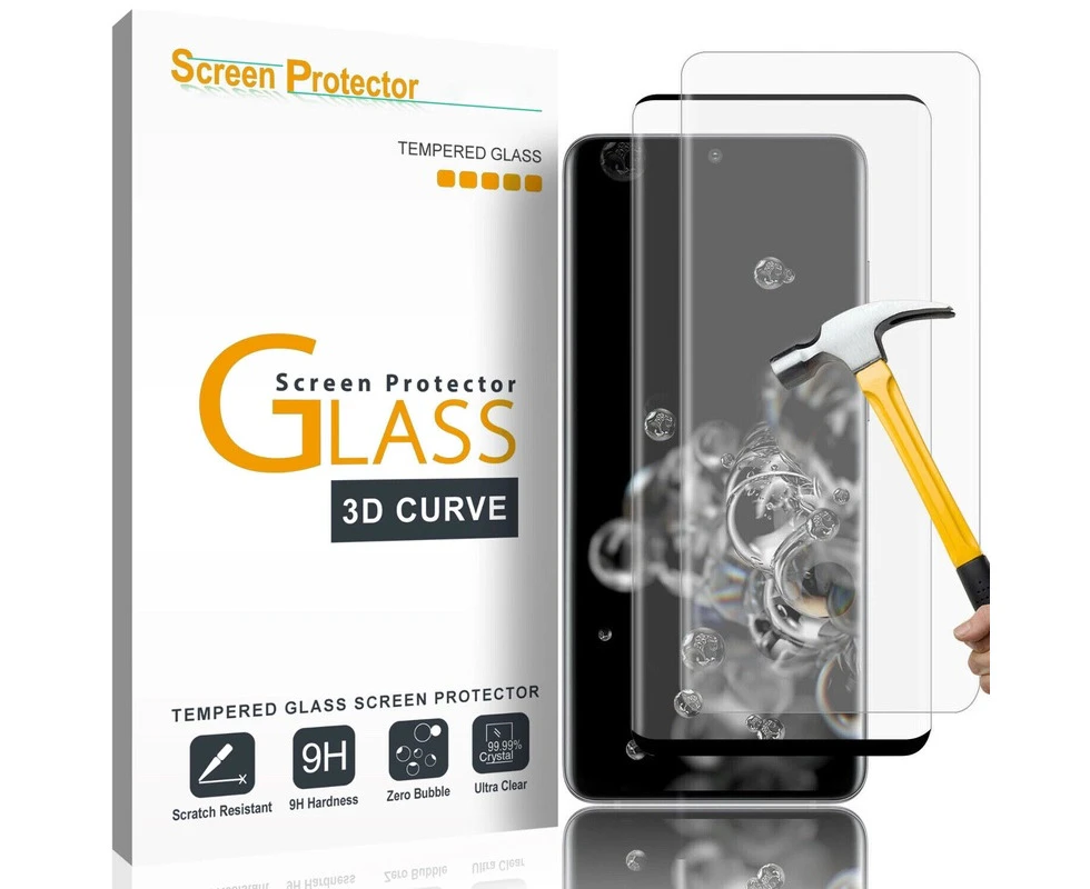 [2 Pack] Screen Protector for Samsung Galaxy Note 20 Ultra, Samsung Galaxy Note20 Ultra Tempered Glass 9H Hardness