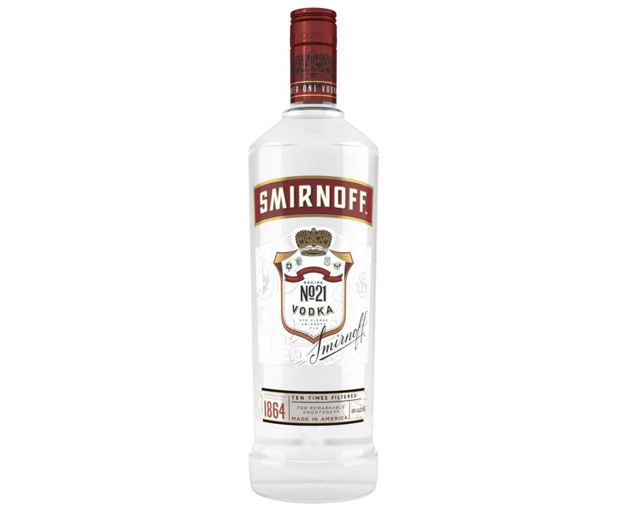 Smirnoff Red Vodka 1L - 1 litre