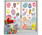 Easter Decorations Window Clings Decals Decor, Easter Eggs Party Gifts, for Kids School Home Office, about 140pcs