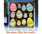 Easter Decorations Window Clings Decals Decor, Easter Eggs Party Gifts, for Kids School Home Office, about 140pcs