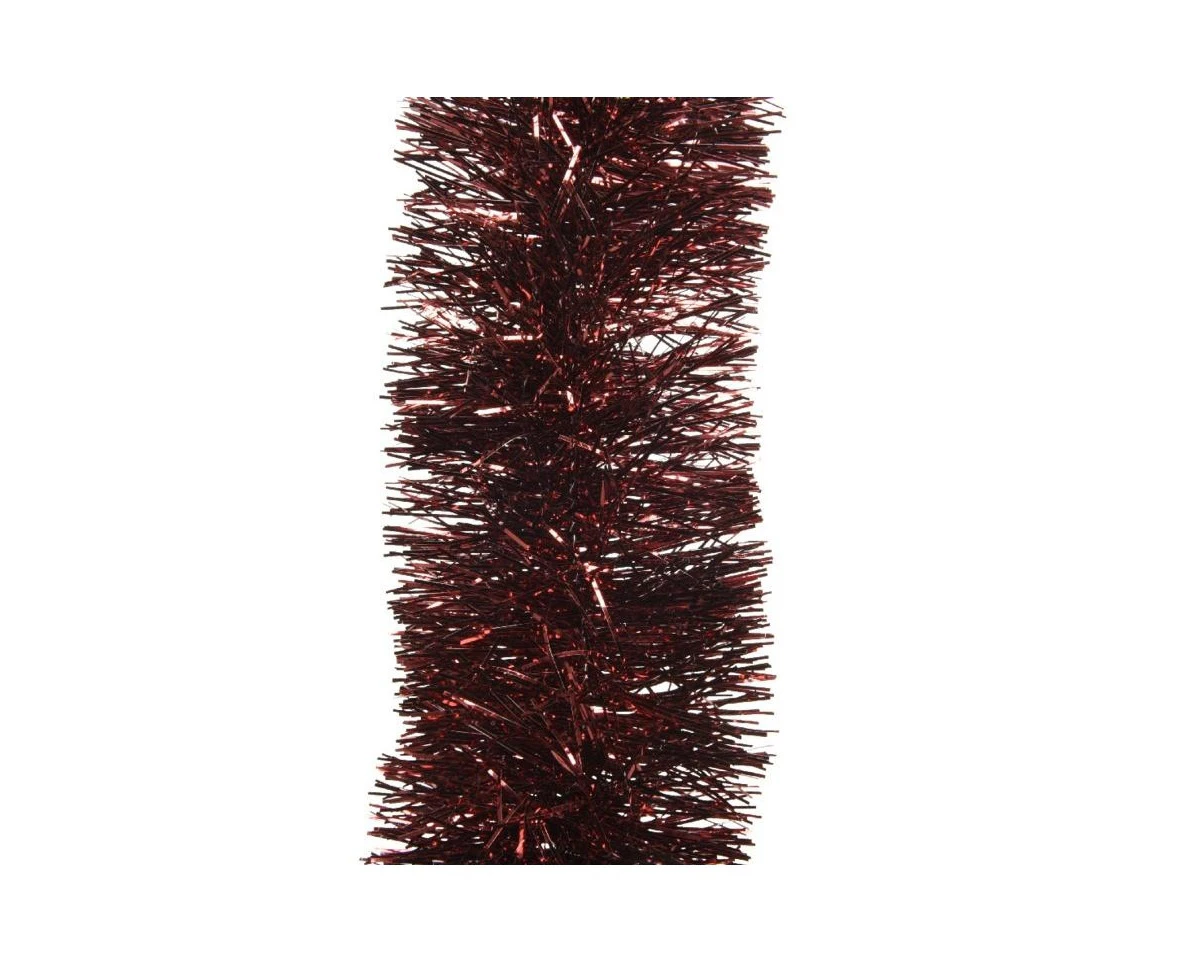 Kaemingk Tinsel Shiny Garland (Ox Blood) - ST9403