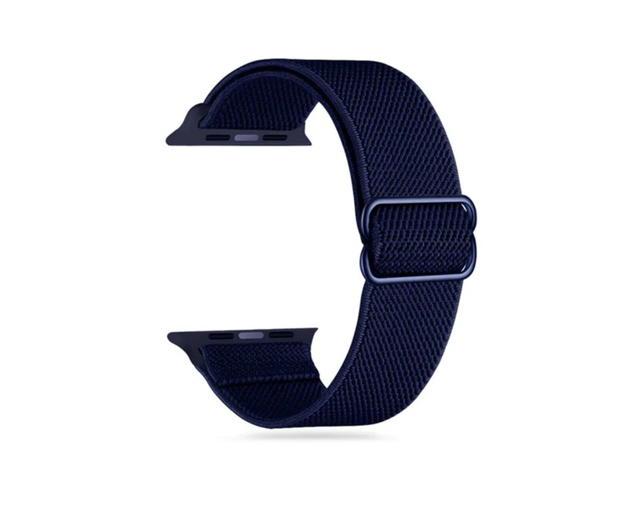 REDEFINE Stretchy Nylon Watch Band for Apple Watch 42mm / 44mm / 45mm / 49mm Navy