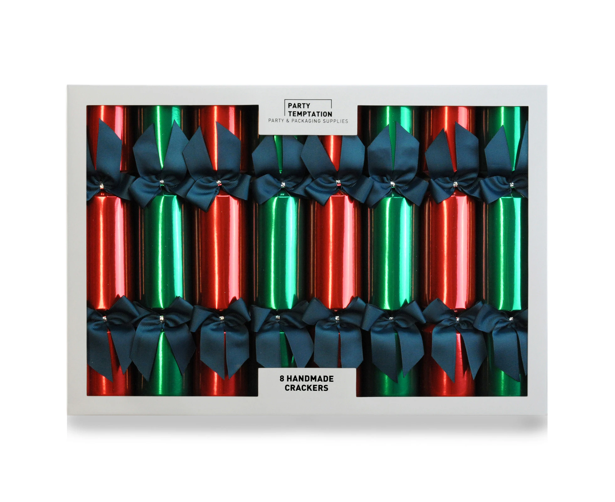 Deluxe Festive Romance Crackers 8pk