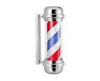 Barber pole Silver (Width: 19cm) - 60cm x 19cm