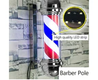 Barber pole Silver (Width: 19cm) - 60cm x 19cm