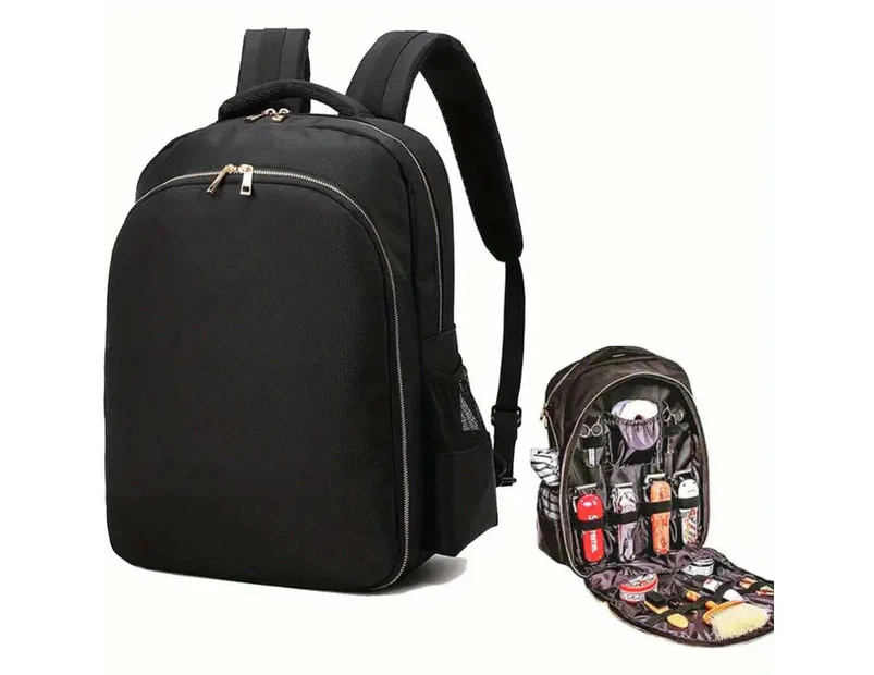 Barber Backpack Plain Black