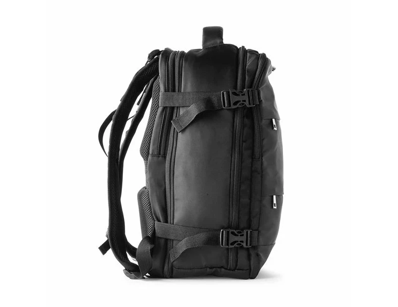 Expandable Travel Backpack, Black - Anko