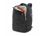 Expandable Travel Backpack, Black - Anko