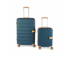 Tracker Luggage 2 Piece Hard Case Set