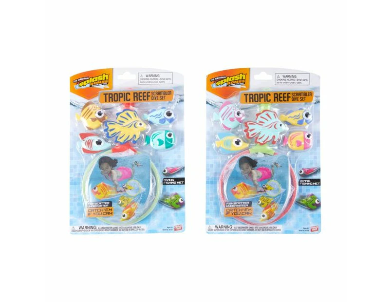 The Original Splash Bombs Tropic Reef Scrambler Dive Set - Assorted