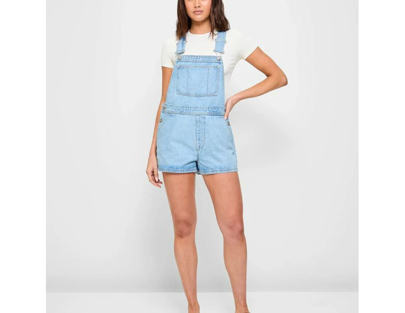 Denim Short Overalls - Lily Loves