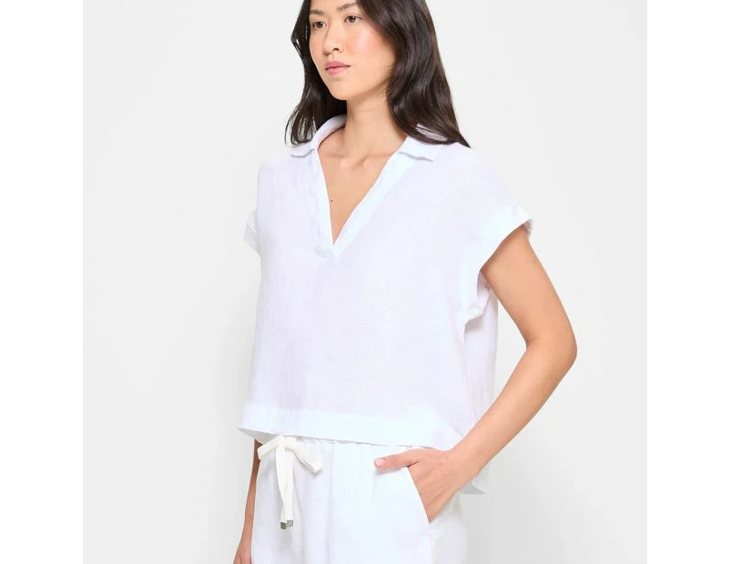 Target European Linen Popover Shirt